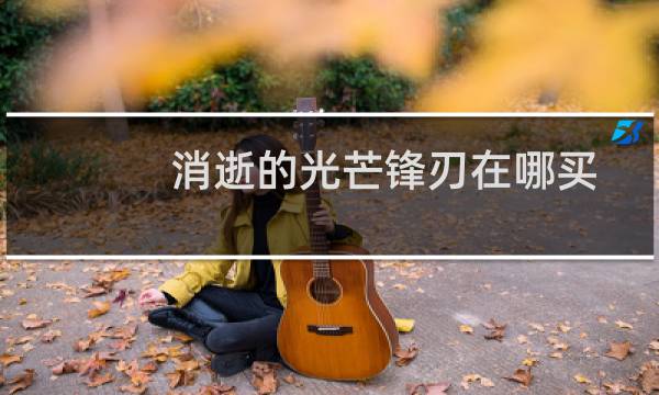 消逝的光芒锋刃在哪买