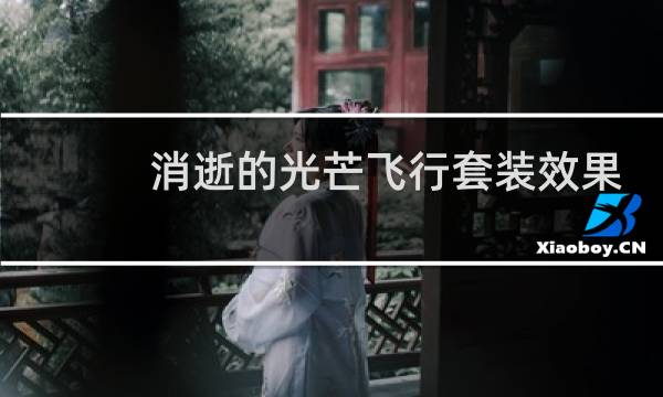 消逝的光芒飞行套装效果
