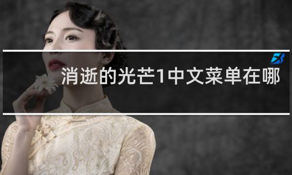 消逝的光芒1中文菜单在哪