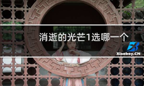 消逝的光芒1选哪一个