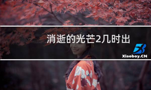 消逝的光芒2几时出
