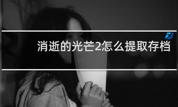 消逝的光芒2怎么提取存档