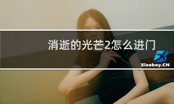 消逝的光芒2怎么进门