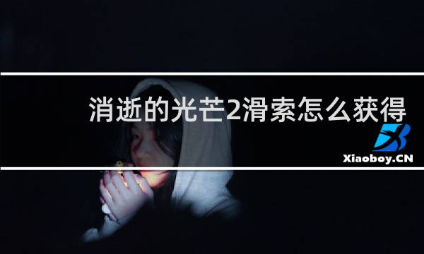 消逝的光芒2滑索怎么获得