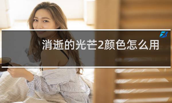 消逝的光芒2颜色怎么用