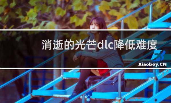 消逝的光芒dlc降低难度