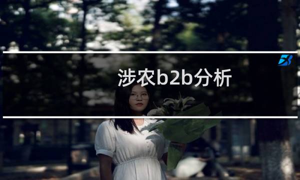 涉农b2b分析