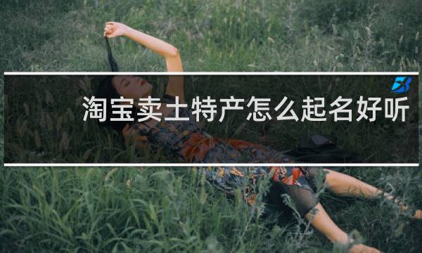 淘宝卖土特产怎么起名好听