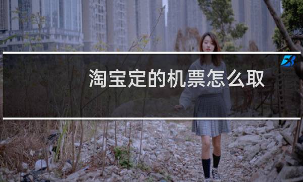 淘宝定的机票怎么取