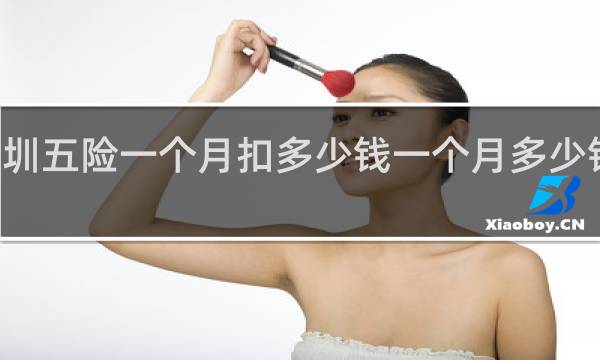深圳五险一个月扣多少钱一个月多少钱一个月