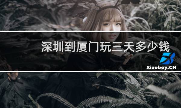 深圳到厦门玩三天多少钱