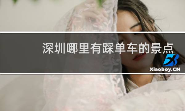 深圳哪里有踩单车的景点