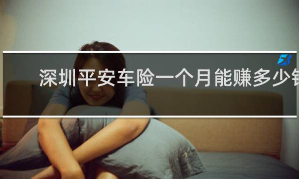 深圳平安车险一个月能赚多少钱