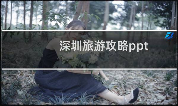 深圳旅游攻略ppt