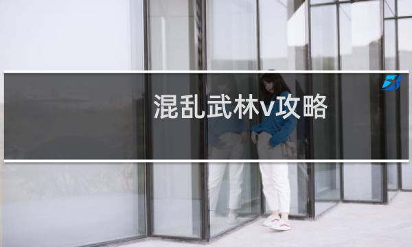混乱武林v攻略