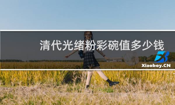 清代光绪粉彩碗值多少钱