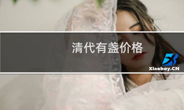 清代有盏价格