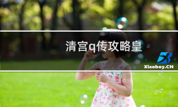 清宫q传攻略皇