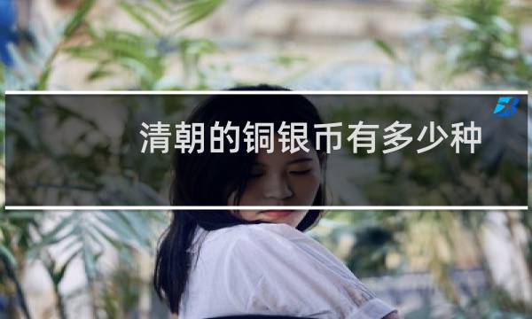 清朝的铜银币有多少种