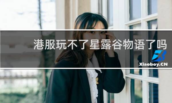 港服玩不了星露谷物语了吗