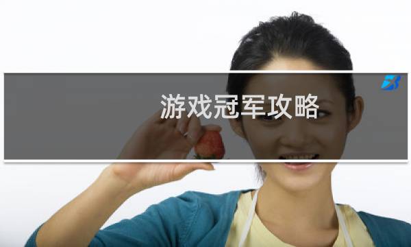 游戏冠军攻略