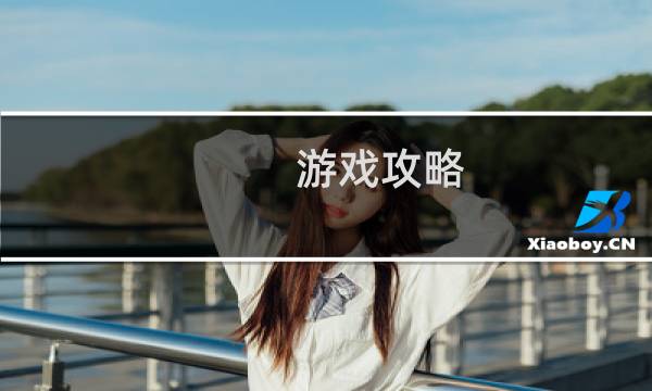 游戏攻略 攻略秘籍