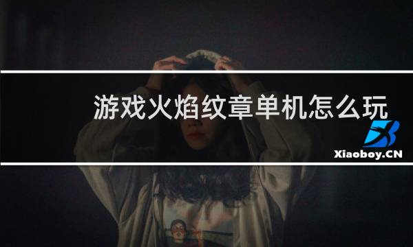 游戏火焰纹章单机怎么玩