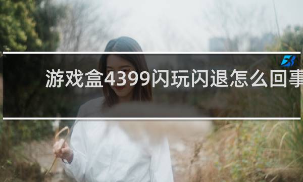 游戏盒4399闪玩闪退怎么回事
