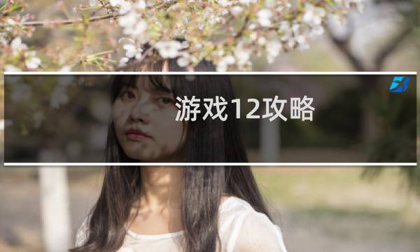 游戏12攻略