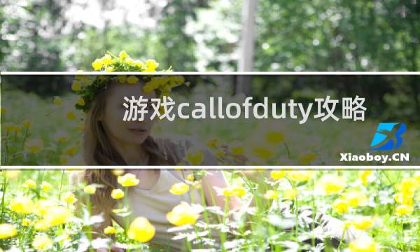 游戏callofduty攻略