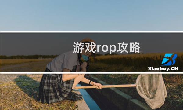 游戏rop攻略