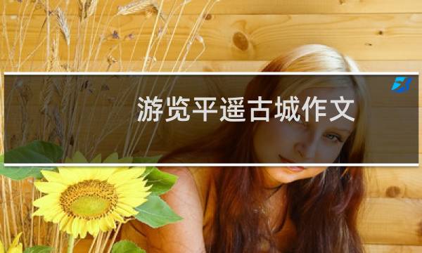 游览平遥古城作文
