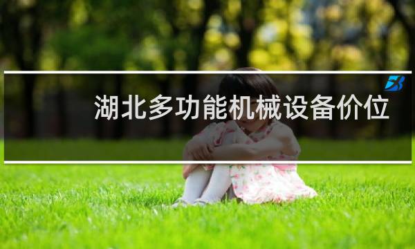 湖北多功能机械设备价位