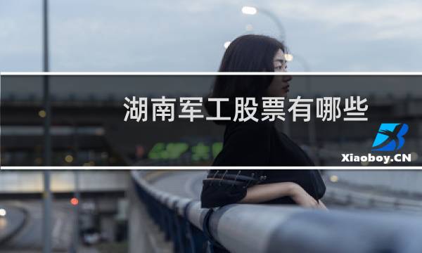 湖南军工股票有哪些