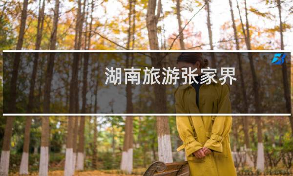 湖南旅游張家界