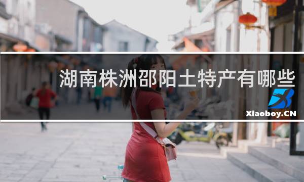 湖南株洲邵阳土特产有哪些