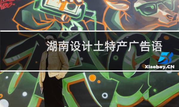 湖南设计土特产广告语