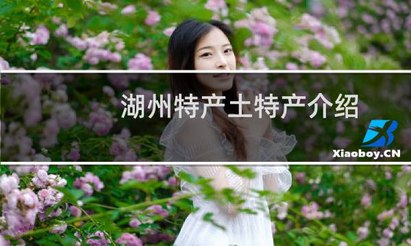 湖州特产土特产介绍