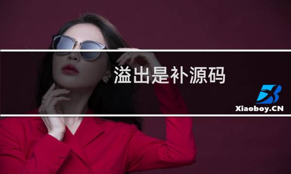 溢出是补源码