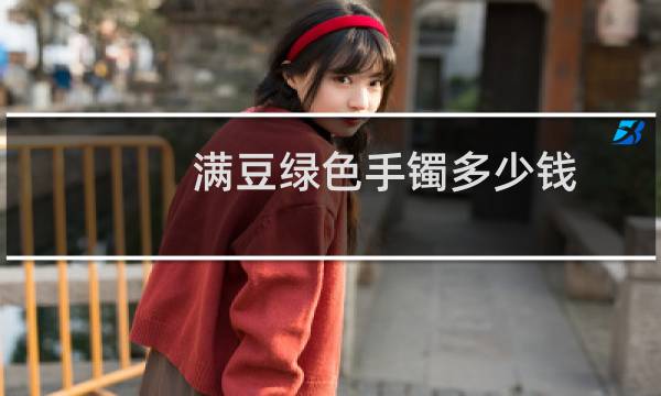 满豆绿色手镯多少钱