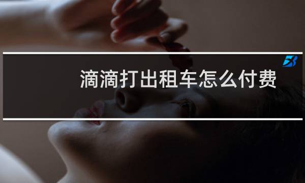 滴滴打出租车怎么付费
