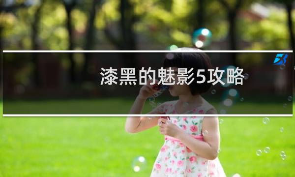 漆黑的魅影5攻略