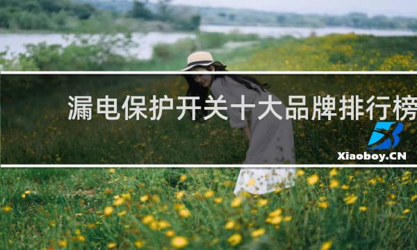 漏电保护开关十大品牌排行榜