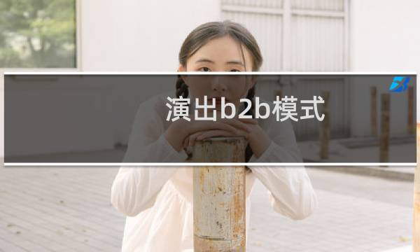 演出b2b模式