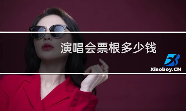 演唱会票根多少钱