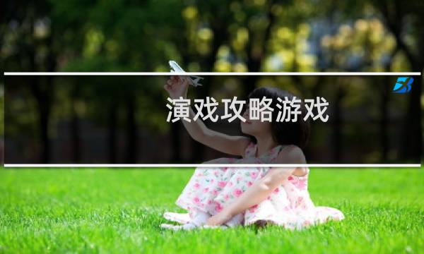 演戏攻略游戏