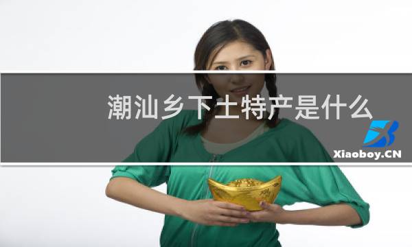 潮汕乡下土特产是什么