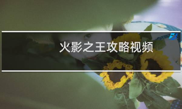 火影之王攻略视频