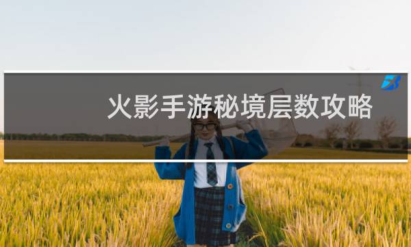 火影手游秘境层数攻略