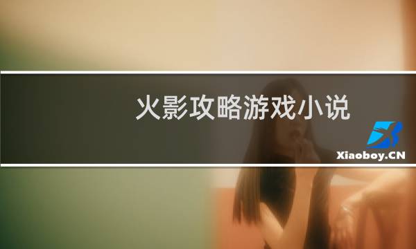 火影攻略游戏小说